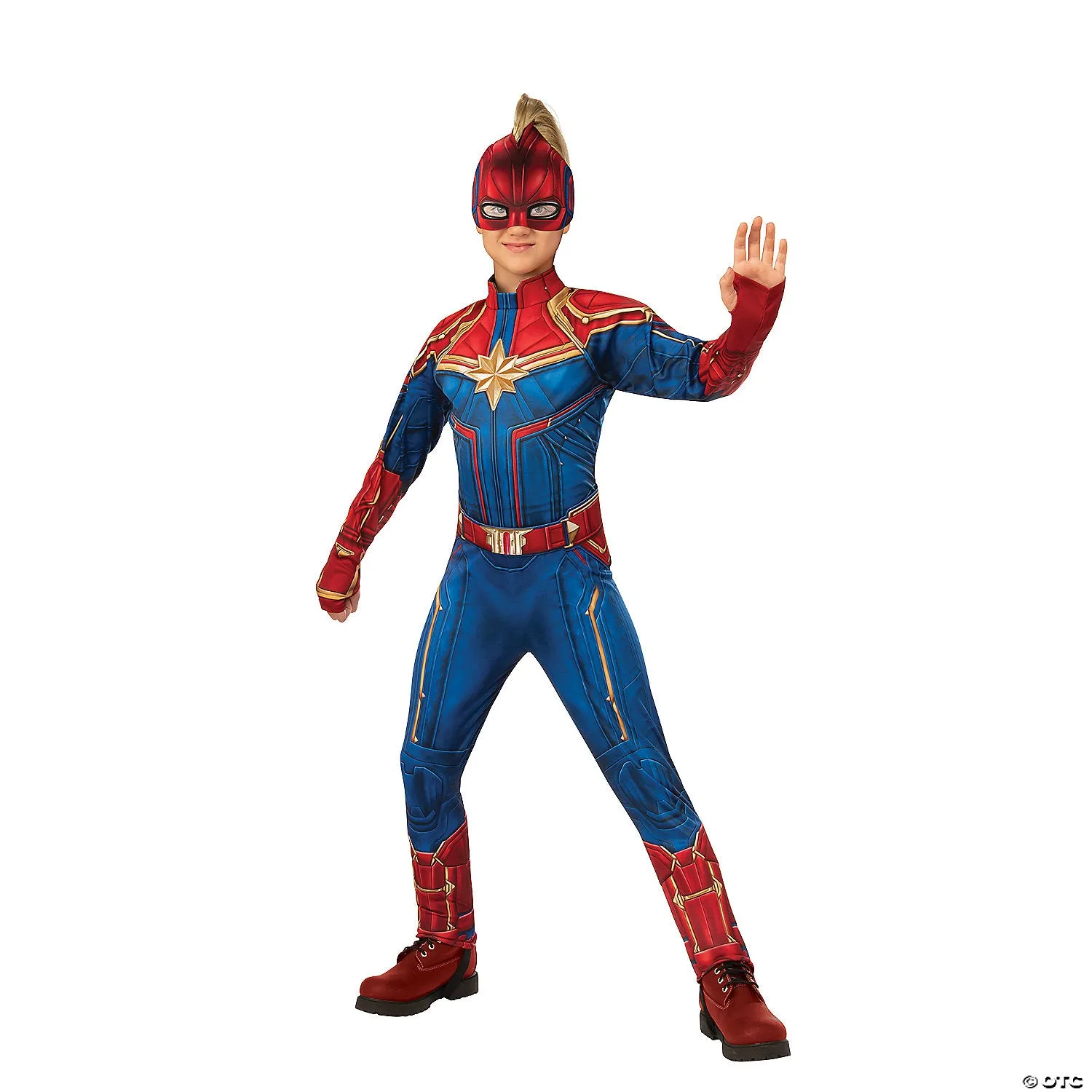 Girl's Deluxe Captain Marvel Costume
