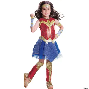 Girl's Deluxe Wonder Woman Costume