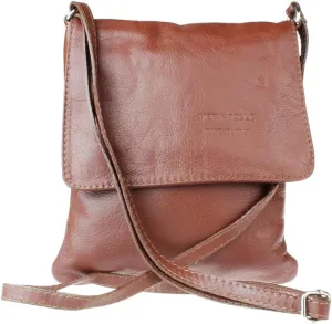 Girly HandBags Womens Italian Leather Shoulder Bag Small Cross Body Messenger Soft Leather Vera Pelle Phone Holder Holiday