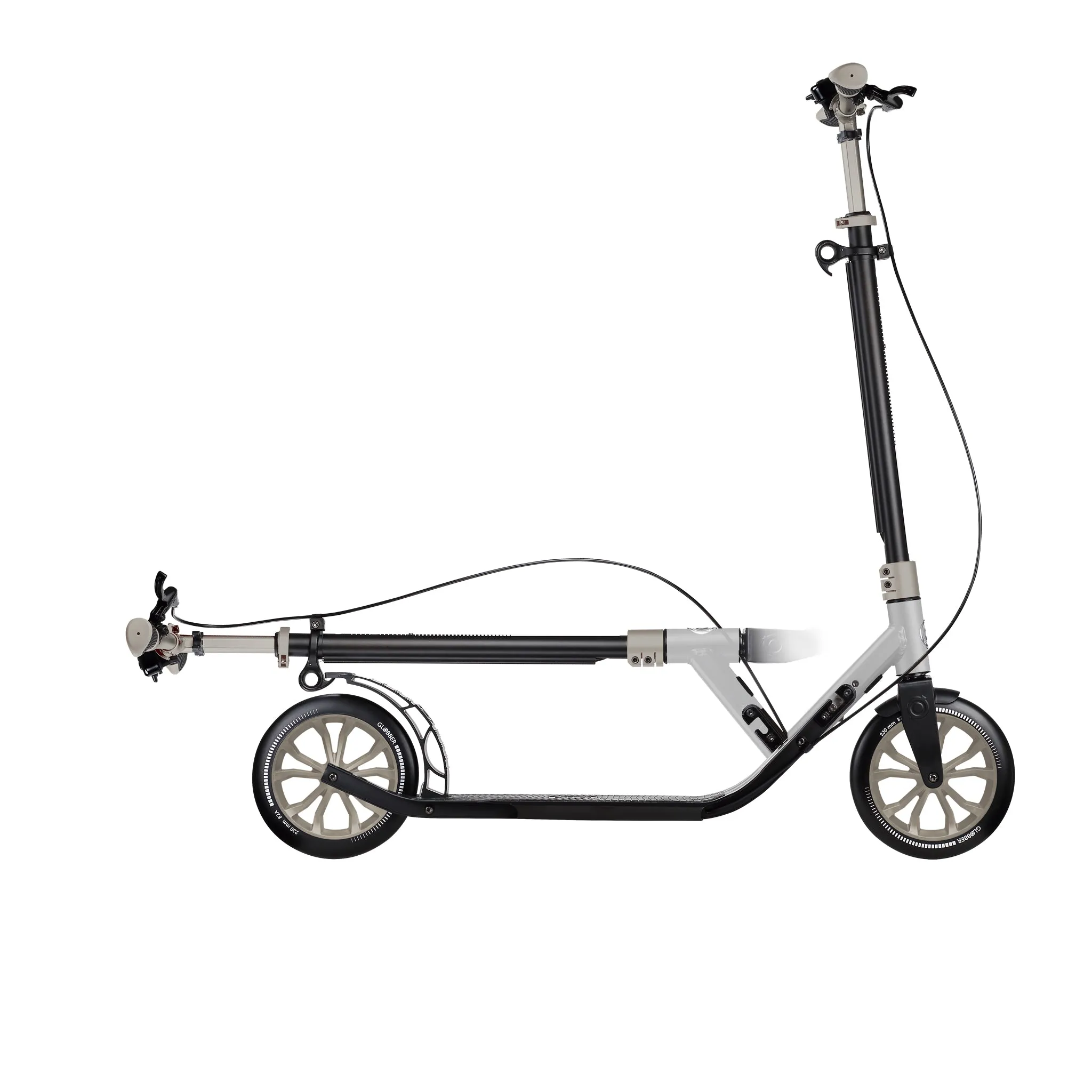 Globber ONE NL 230 Ultimate Adult Scooter - Titanium/Lead Grey