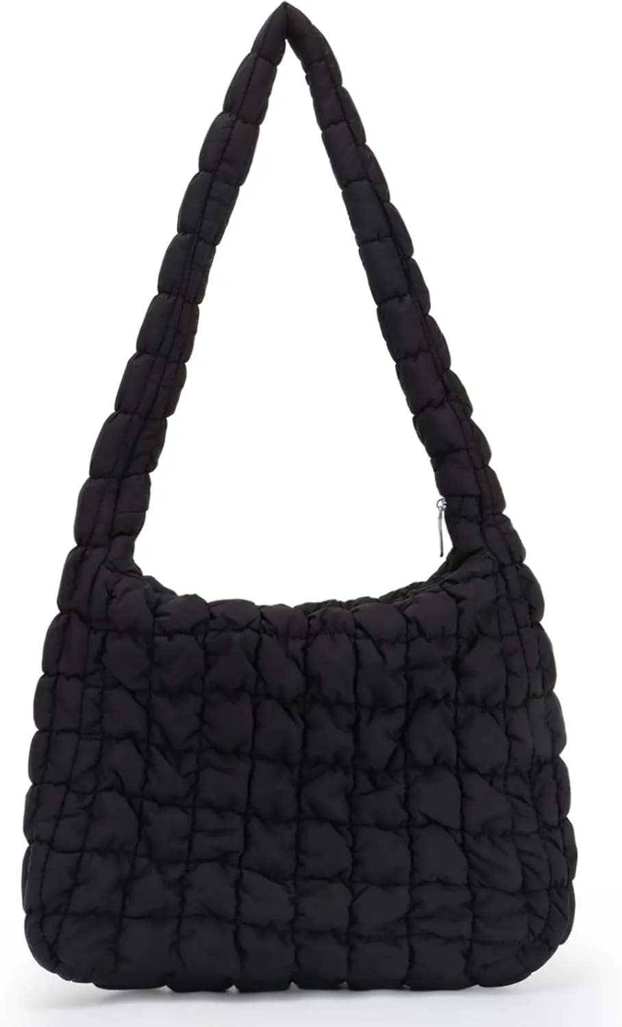 GOKTOW Puffer Quilted Carryall Bag,Quilted Shoulder Bag,Puffy Tote Bag Purse,Large Nylon Hobo Handbag