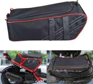 Goldfire Ruckus Under Seat Bag Tool Organizer Storage Bag Gear Bag with Shoulder Strap For All Ruckus Scooter Model Years (Red Piping)