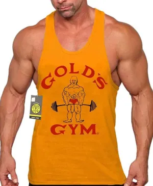Gold's Gym Tank Top - Official Licensed - TT-2 (L, Gold)