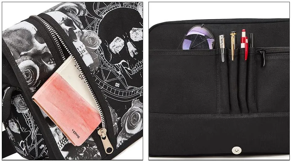 Goth Y2K EMO Backpack - Messenger Bag Grunge Street Hipster (BB3022)