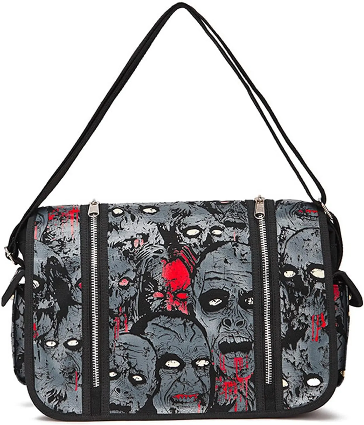 Goth Y2K EMO Messenger Bag - Grunge Street Hipster Backpack (BB3024)