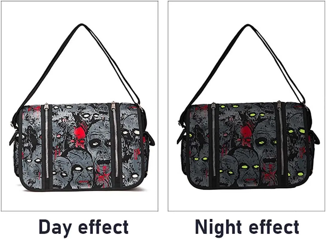 Goth Y2K EMO Messenger Bag - Grunge Street Hipster Backpack (BB3024)
