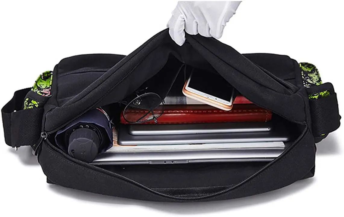 Goth Y2K EMO Messenger Bag - Grunge Street Hipster Backpack (BB3024)