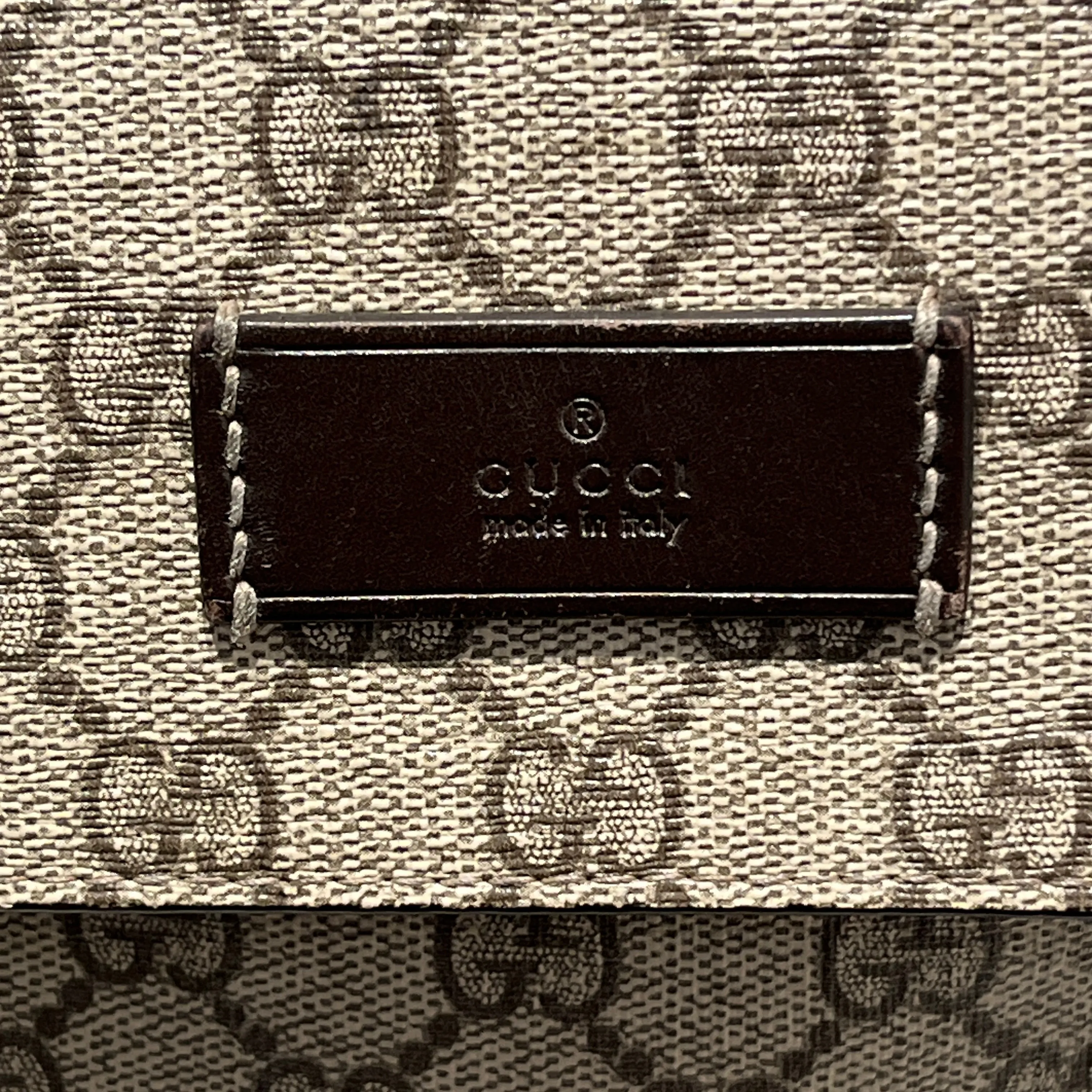GUCCI/Boston Bag/OS/Monogram/Denim/MLT/GUCCI SUPREME GG WEB MESSENGER