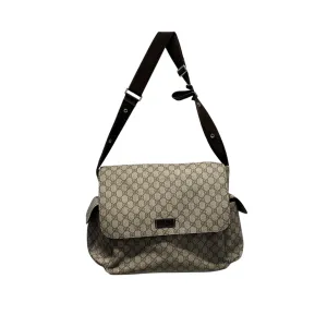 GUCCI/Boston Bag/OS/Monogram/Denim/MLT/GUCCI SUPREME GG WEB MESSENGER