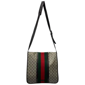 GUCCI/Cross Body Bag/Monogram/Leather/MLT/Messenger Bag