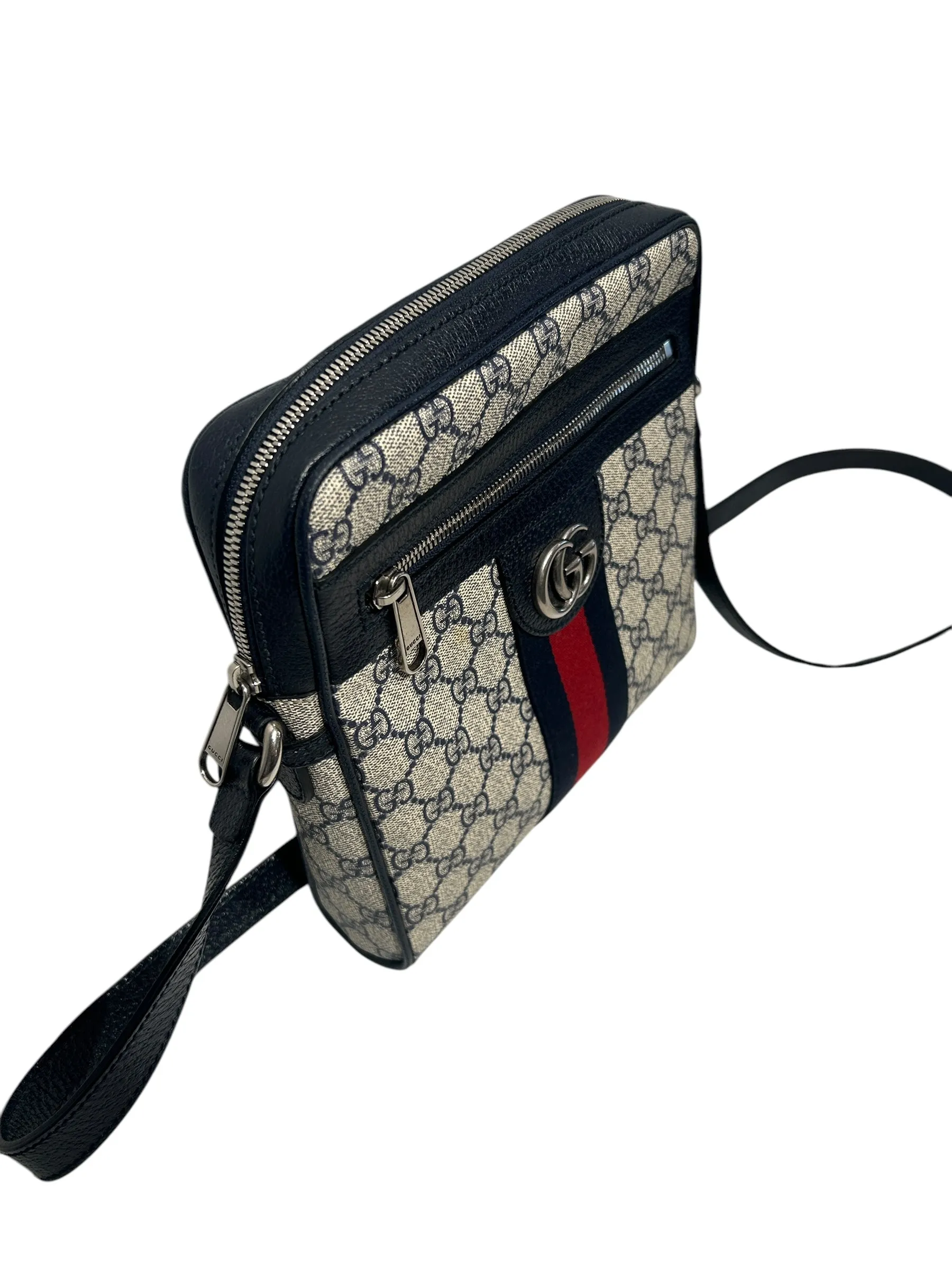 GUCCI/Cross Body Bag/OS/Monogram/Leather/MLT/Ophidia Small Messenger