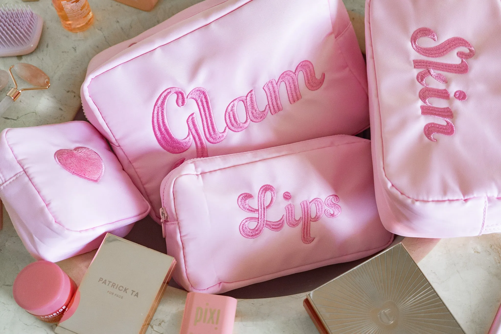 GW Essentials Nylon Pouch - Pink