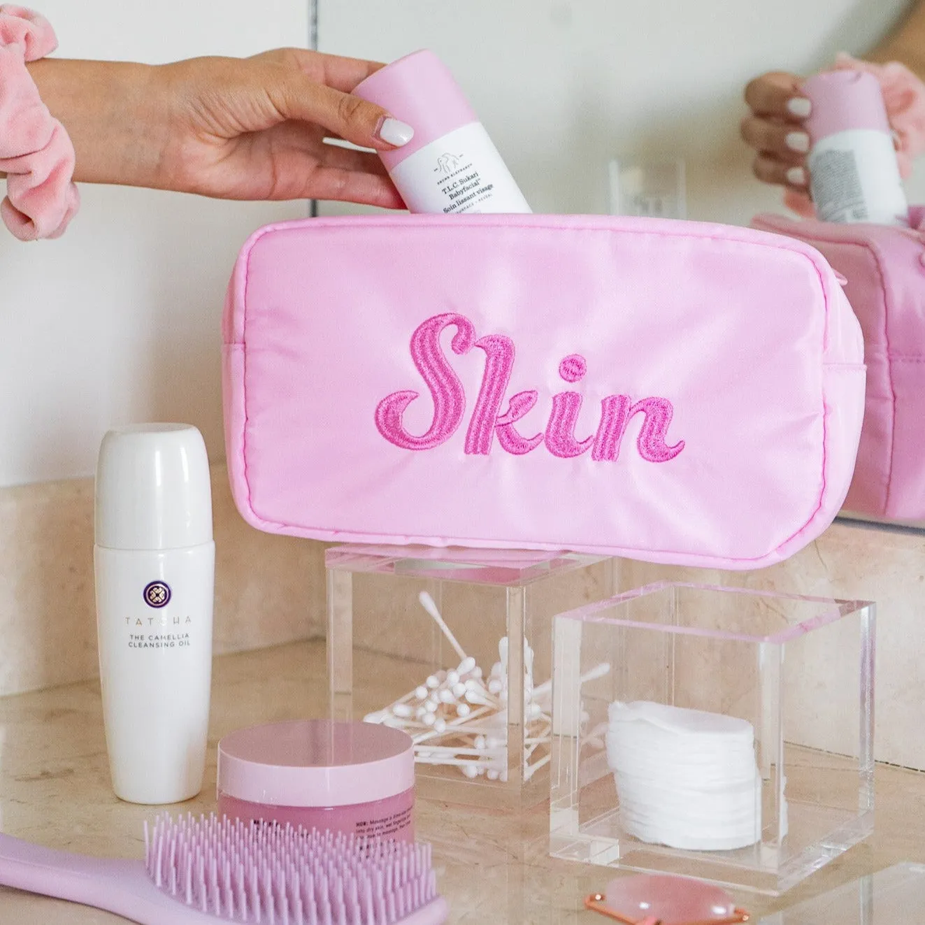 GW Essentials Nylon Pouch - Pink