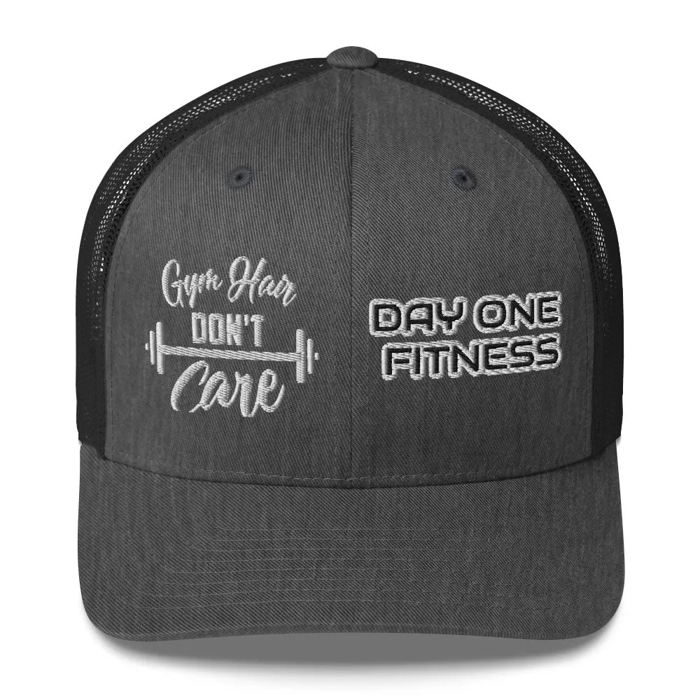 Gym Hair Don't Care Trucker Cap