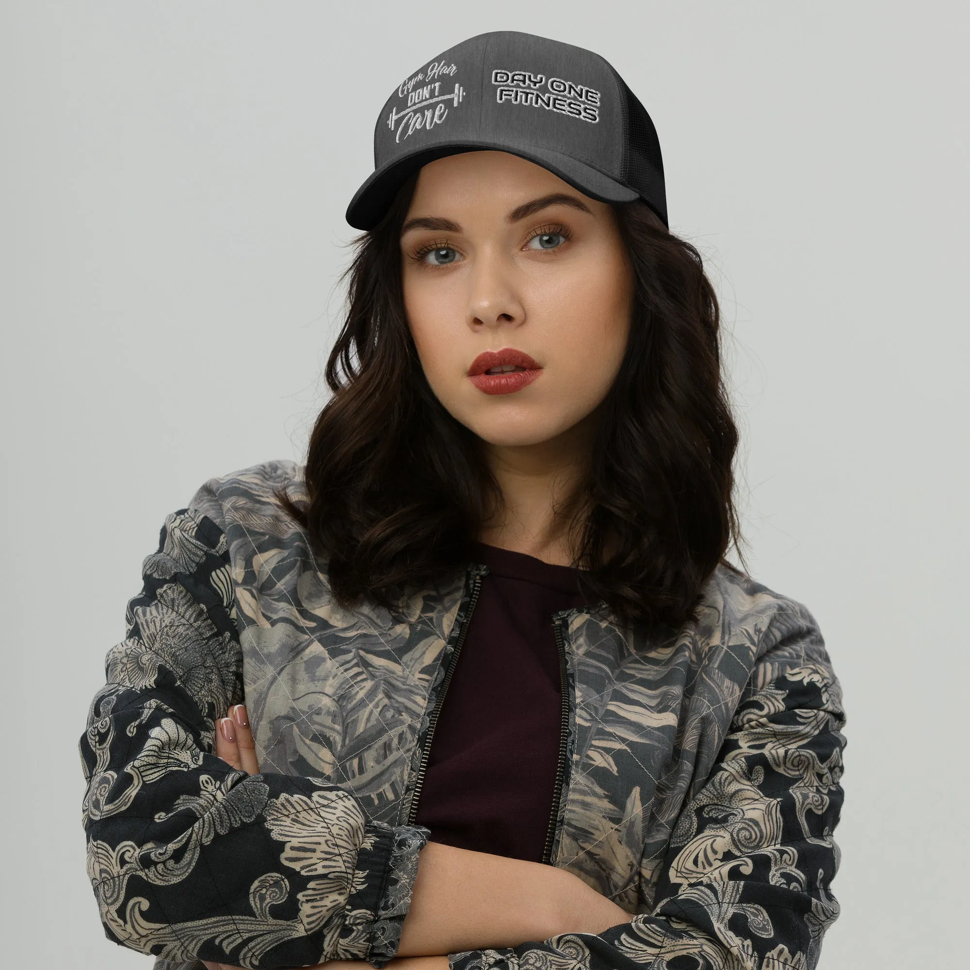 Gym Hair Don't Care Trucker Cap