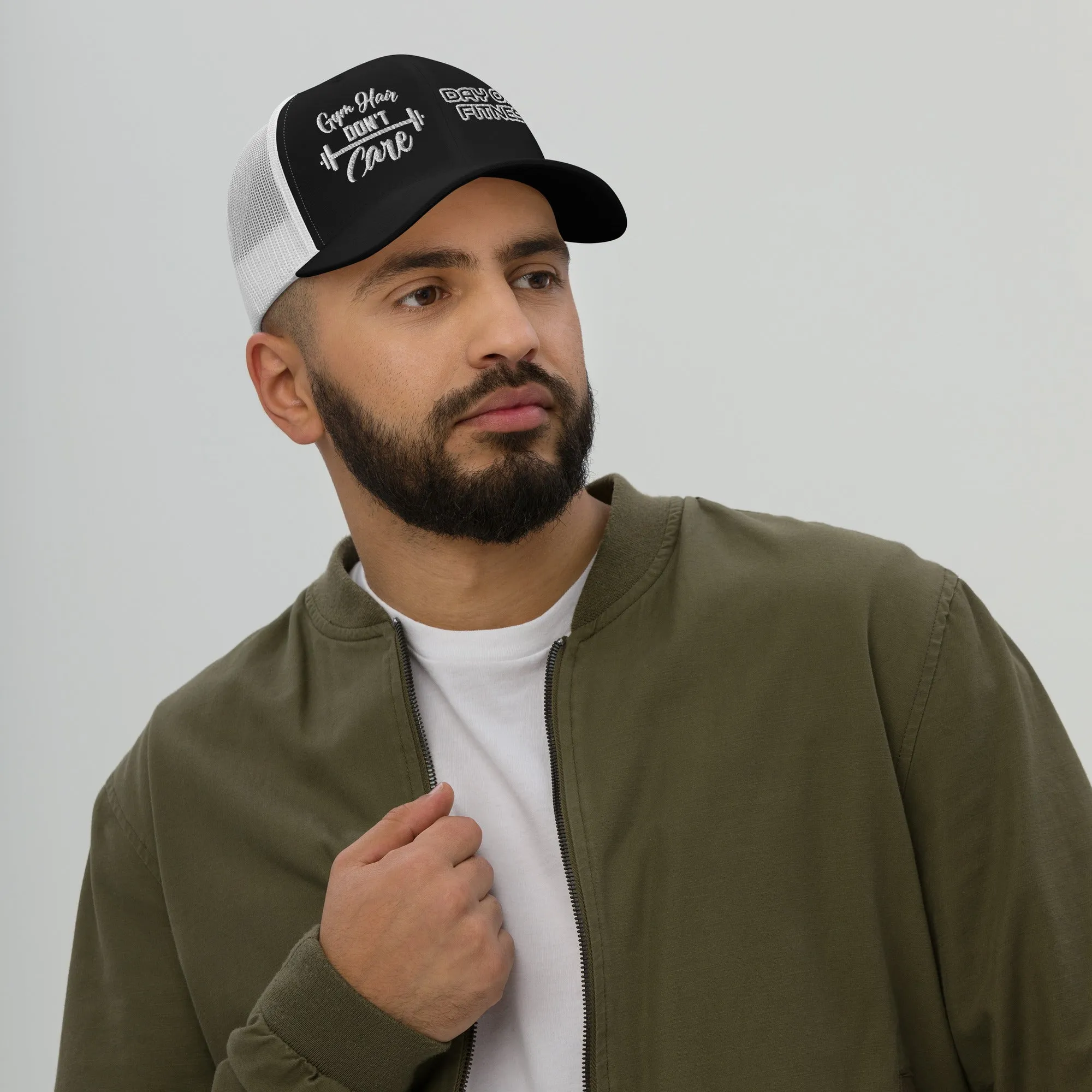 Gym Hair Don't Care Trucker Cap