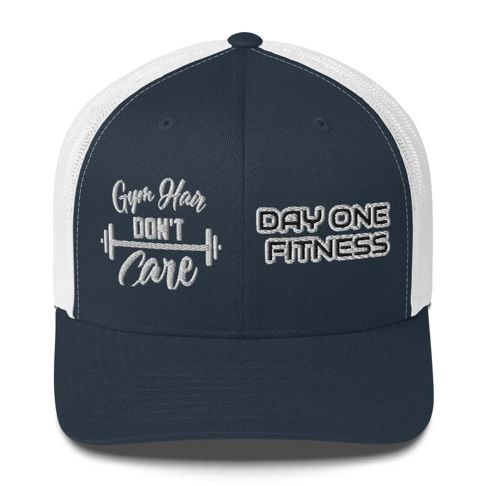 Gym Hair Don't Care Trucker Cap