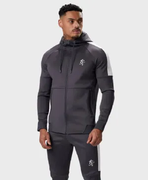 Gym King Core Poly Track Top Graphite