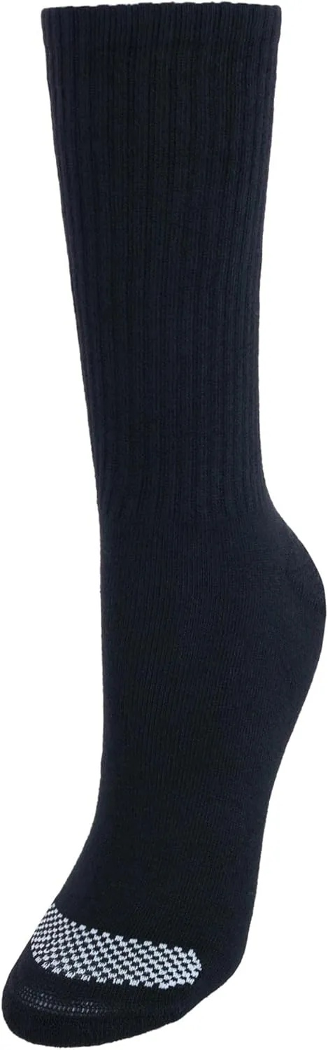 Hanes Women's 6-Pair Plush Comfort Toe Seam Crew Socks