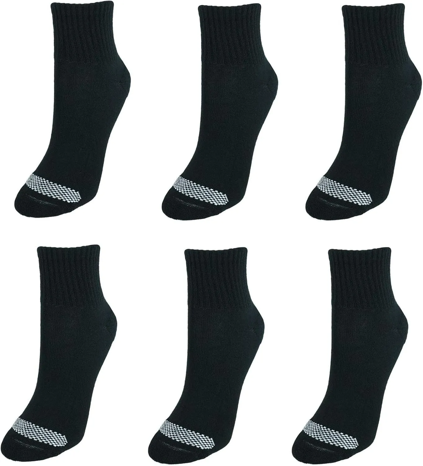 Hanes womens Cool Comfort Toe Support Ankle Socks Pack Of 6