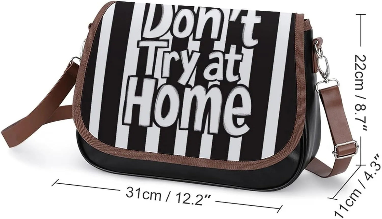 Hawaii Women's Purse Adjustable Shoulder Strap Crossbody Bag Magic Buckle Large-Capacity Handbag