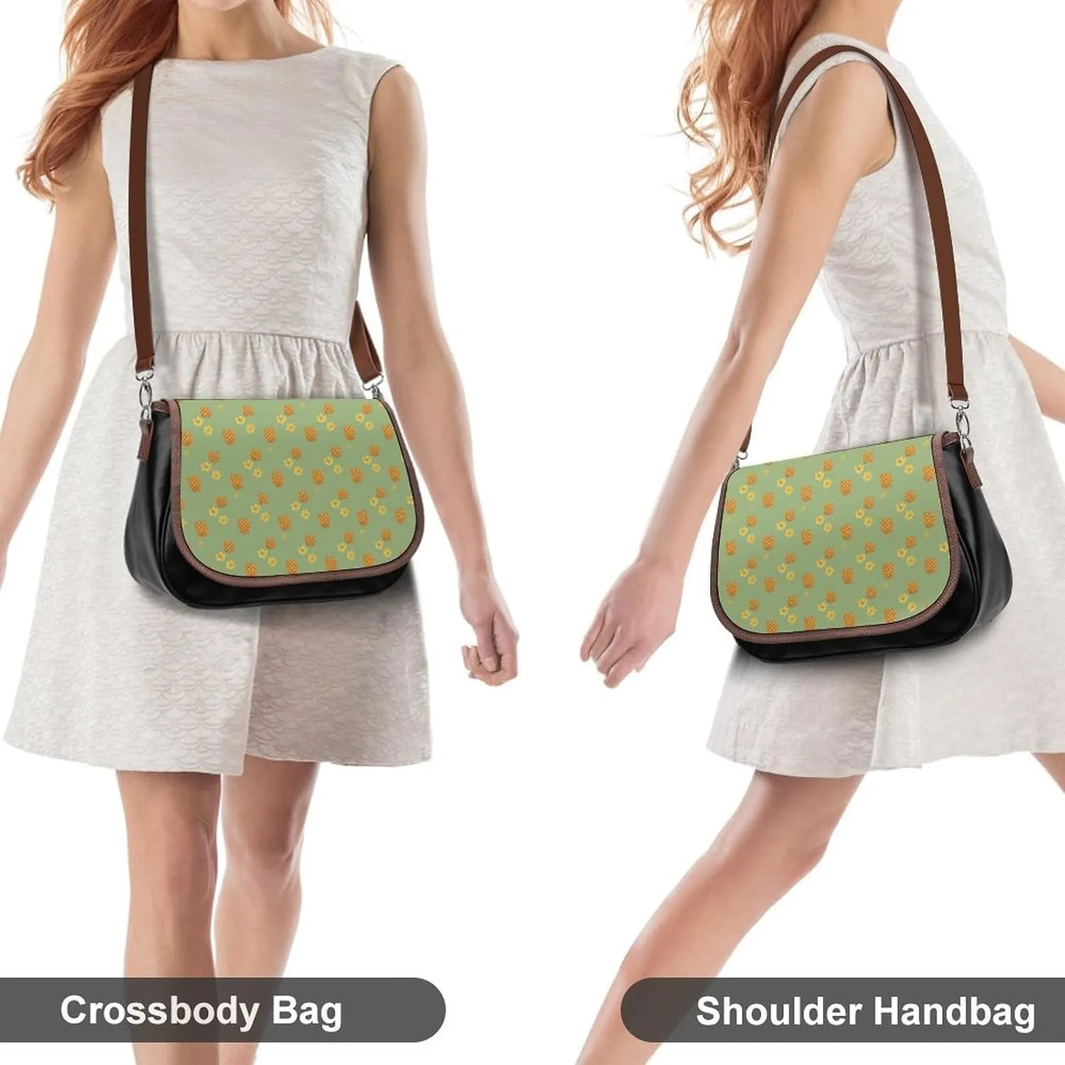 Hawaii Women's Purse Adjustable Shoulder Strap Crossbody Bag Magic Buckle Large-Capacity Handbag