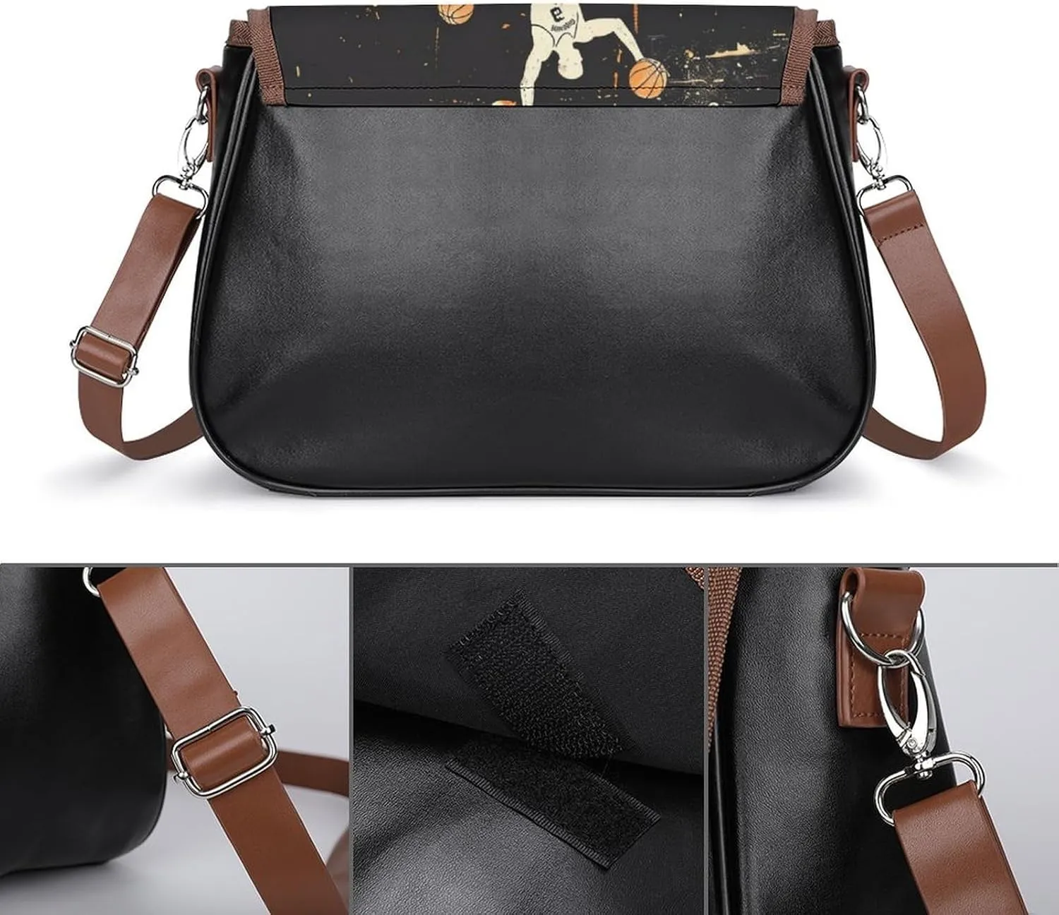 Hawaii Women's Purse Adjustable Shoulder Strap Crossbody Bag Magic Buckle Large-Capacity Handbag