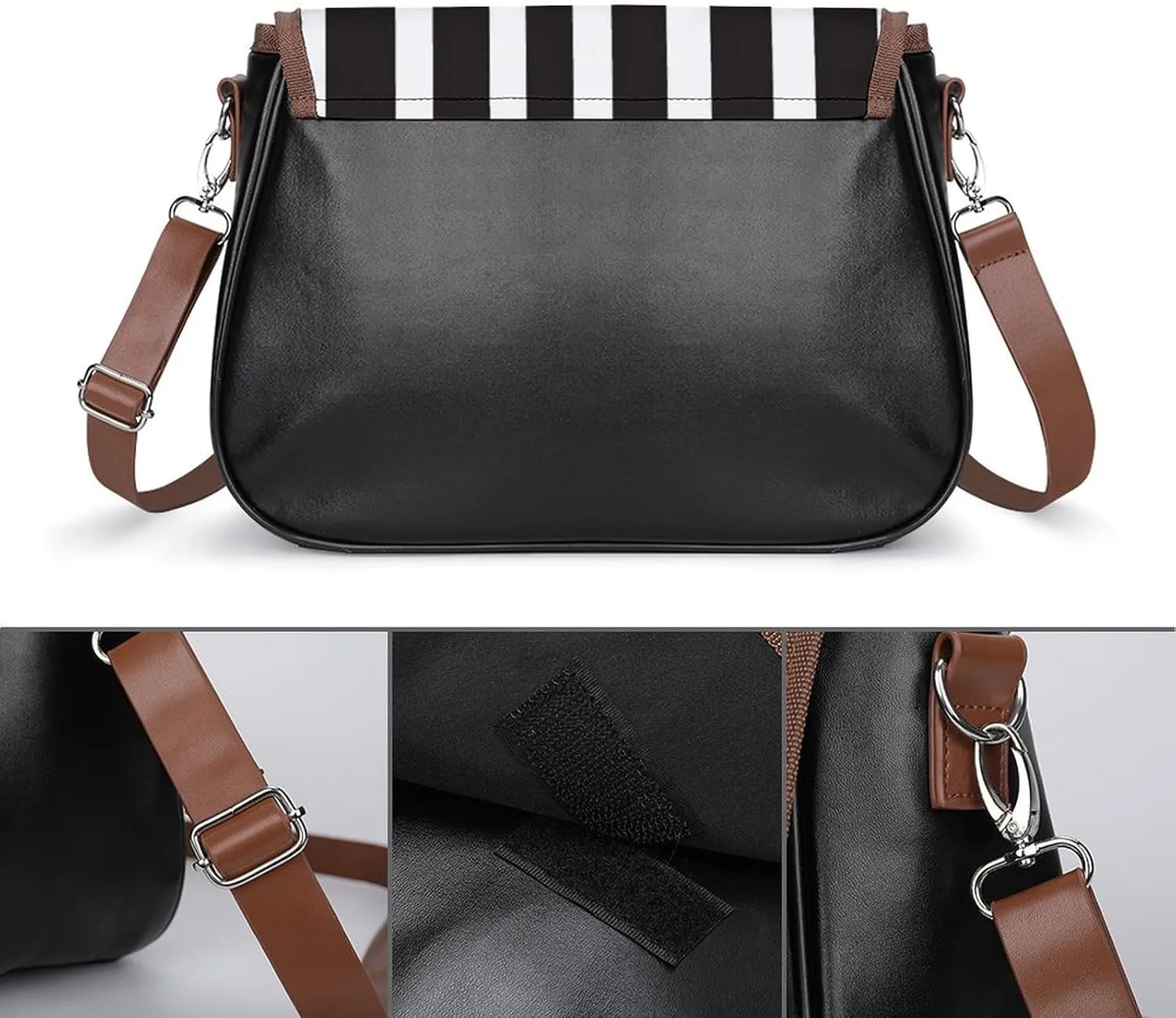 Hawaii Women's Purse Adjustable Shoulder Strap Crossbody Bag Magic Buckle Large-Capacity Handbag