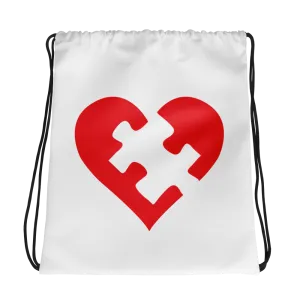 HEART Drawstring bag