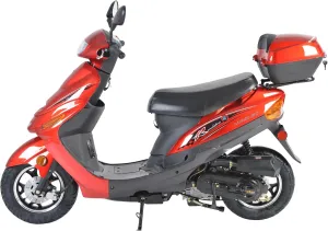 HHH 49cc/ 50cc Scooter Gas Fully Automatic Street Scooter Moped Vino 50 with Matching Trunk 50cc Moped for Adult
