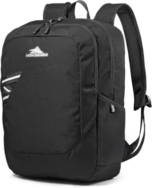 High Sierra Outburst Backpack With 15.6" Laptop Pocket, Black