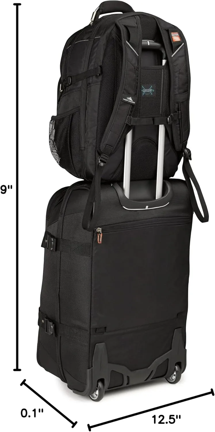 High Sierra XBT - TSA Laptop Backpack, Black, One Size