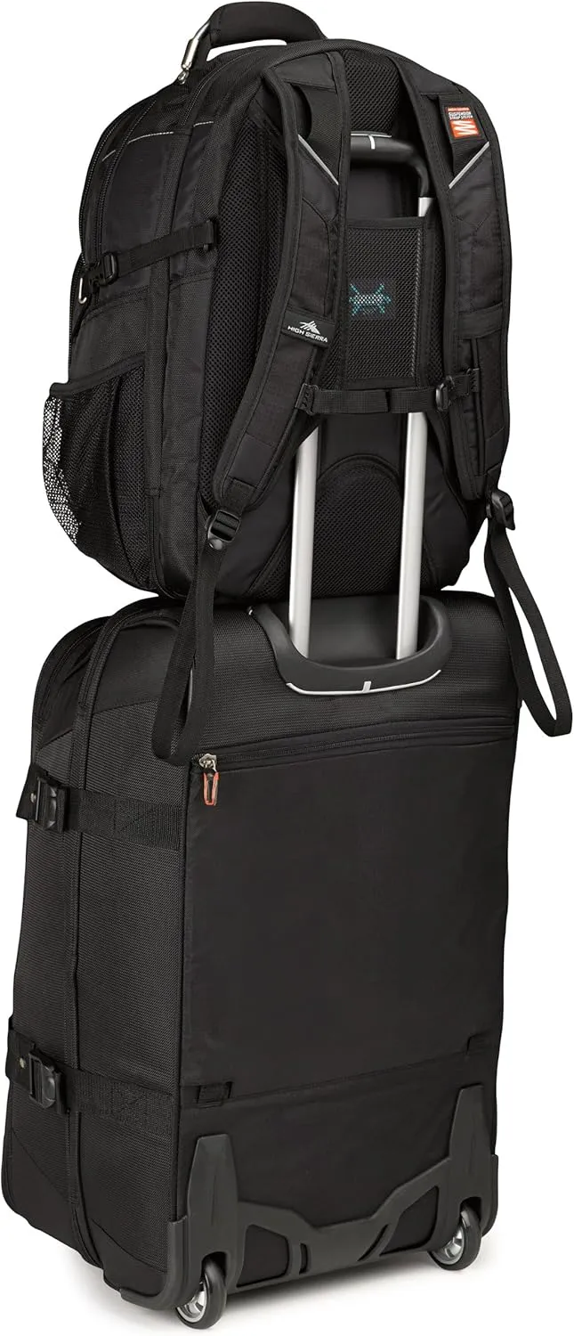 High Sierra XBT - TSA Laptop Backpack, Black, One Size