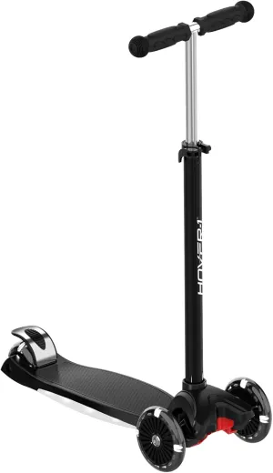 Hover-1 Scout Folding Kick Scooter for Kids with Multicolor Wheel Lights, 4.8” Front Wheels, Rear Foot Brake, and 110 LB Weight Capacity