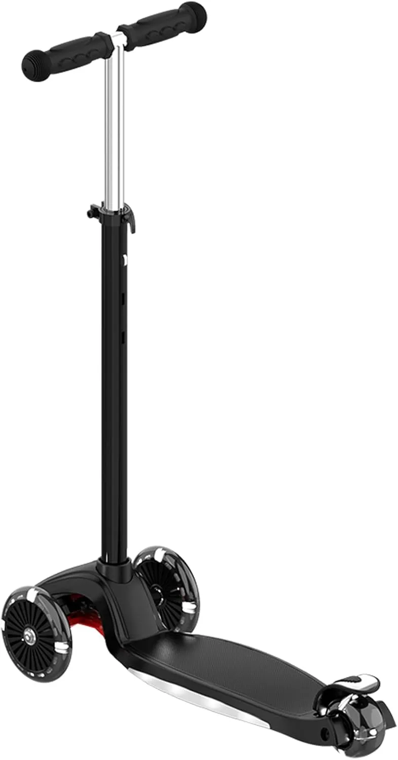 Hover-1 Scout Folding Kick Scooter for Kids with Multicolor Wheel Lights, 4.8” Front Wheels, Rear Foot Brake, and 110 LB Weight Capacity