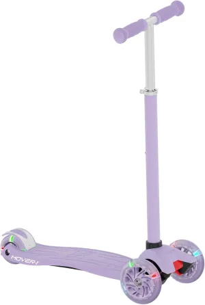 Hover-1 Sunbeam Kick Scooter with Multicolor Wheel Lights, 4.5” Front Wheels, Rear Foot Brake, and 110 Pound Weight Capacity
