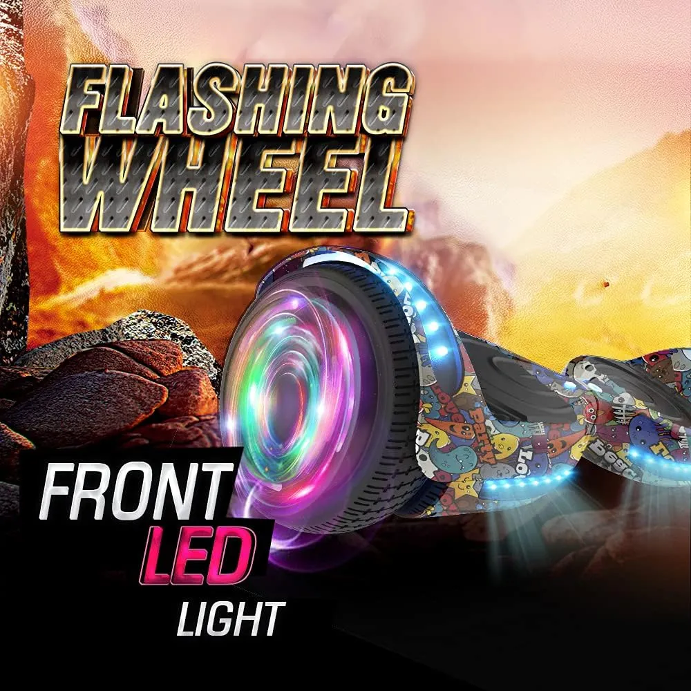 Hoverboard Certified HS2.01 Bluetooth Flash Wheel with LED Light Self Balancing Wheel Electric Scooter