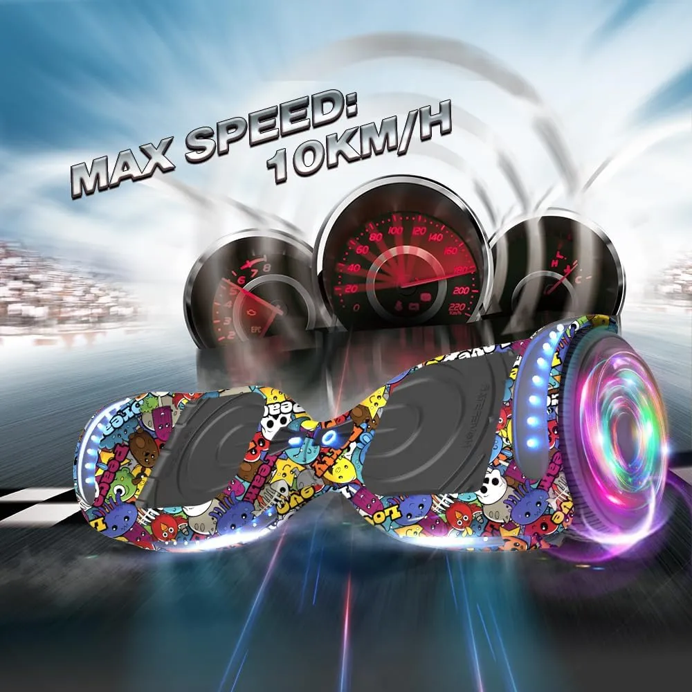 Hoverboard Certified HS2.01 Bluetooth Flash Wheel with LED Light Self Balancing Wheel Electric Scooter