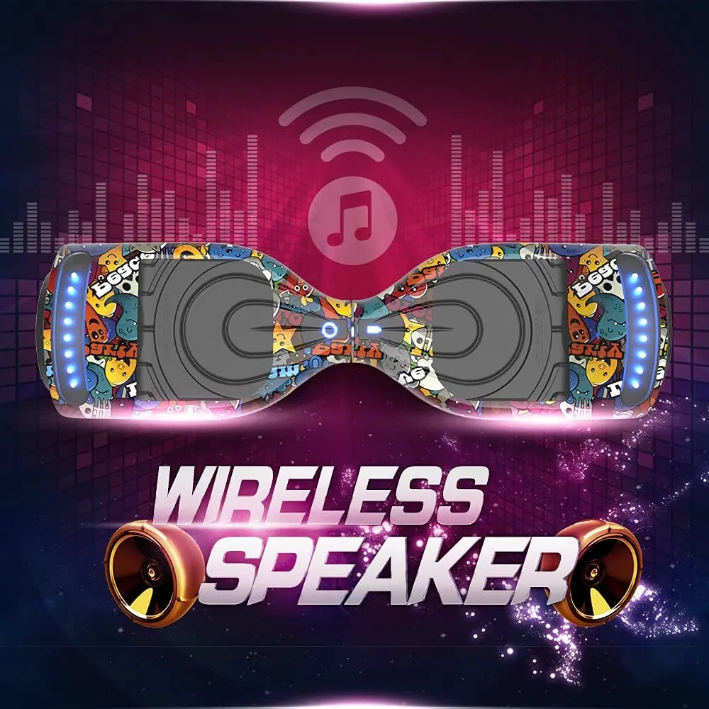 Hoverboard Certified HS2.01 Bluetooth Flash Wheel with LED Light Self Balancing Wheel Electric Scooter
