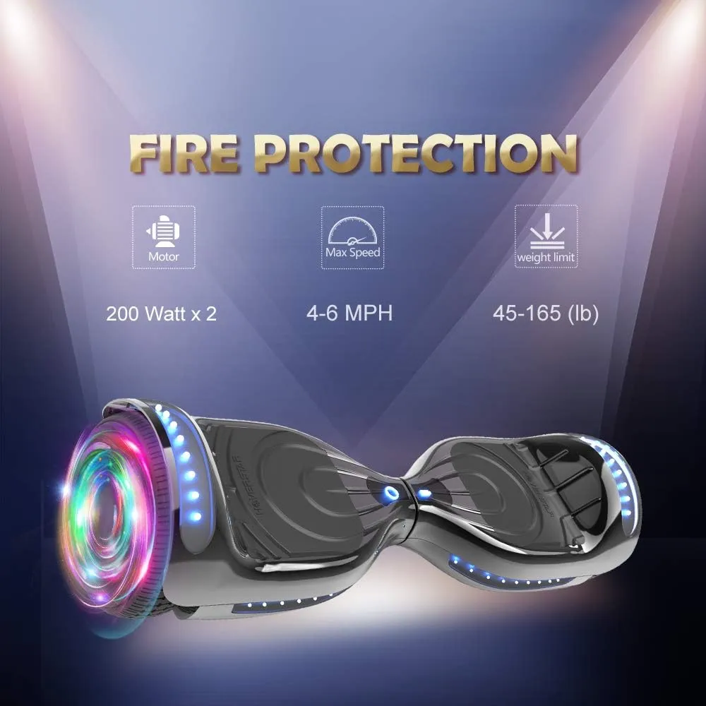 Hoverboard Certified HS2.01 Bluetooth Flash Wheel with LED Light Self Balancing Wheel Electric Scooter