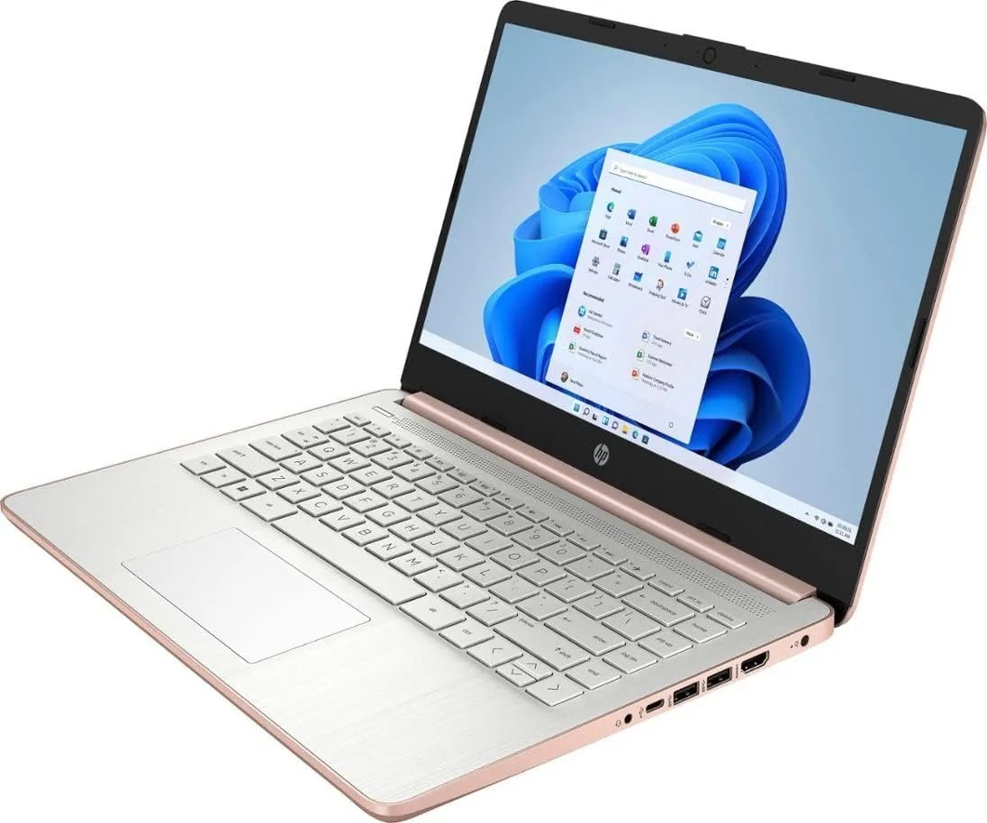 HP 2021 Stream 14in HD Laptop Light-Weight, Intel N4020 (Up tp 2.8GHz), 4GB RAM, 64GB eMMC, 1 Year Office 365, Webcam, HDMI, Google Classroom or Zoom Compatible, w/64GB SD Card, Accessories