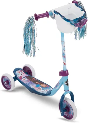 Huffy Disney and Marvel Toddler Kids 3-Wheel Scooters, Multiple Color Options, Ages 3  Years Old, Durable Steel Frame, Portable, Girls/Boys, Non-Slip Deck, Character Graphics