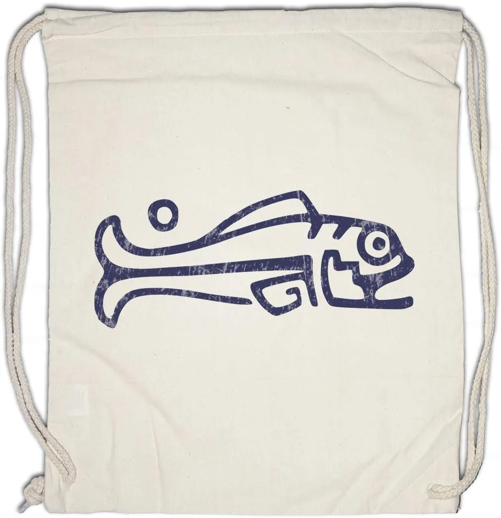 Inca Fish I Drawstring Bag Gym Sack