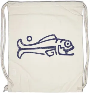 Inca Fish I Drawstring Bag Gym Sack