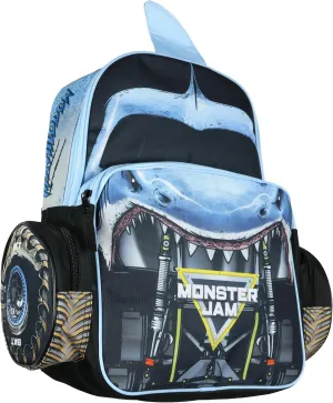 INTIMO Monster Jam Megalodon Backpack - Shark 3D Monster Truck Kids School Book Bag or Travel Daypack