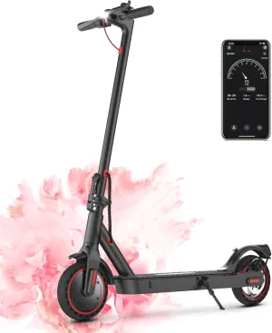 iScooter Electric Scooter for Adults, 18/12 Miles Long Range,22/19/15.6 Mph Top Speed, Commuting Electric Scooter with Cruise Control, Double Braking Systems Escooter for Adults and Teens