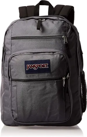 JanSport Laptop Backpack - Computer Bag with 2 Compartments, Ergonomic Shoulder Straps, 15” Laptop Sleeve, Haul Handle - Book Rucksack - Deep Grey