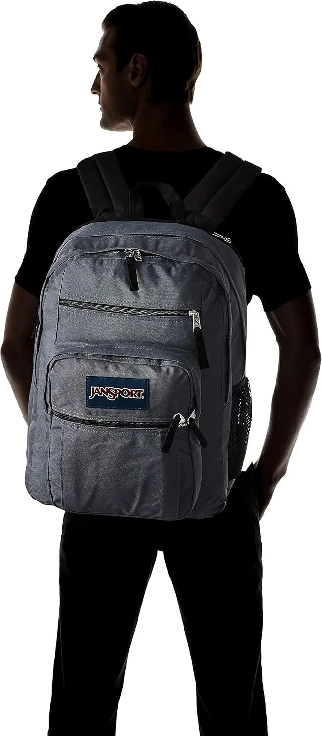 JanSport Laptop Backpack - Computer Bag with 2 Compartments, Ergonomic Shoulder Straps, 15” Laptop Sleeve, Haul Handle - Book Rucksack - Deep Grey