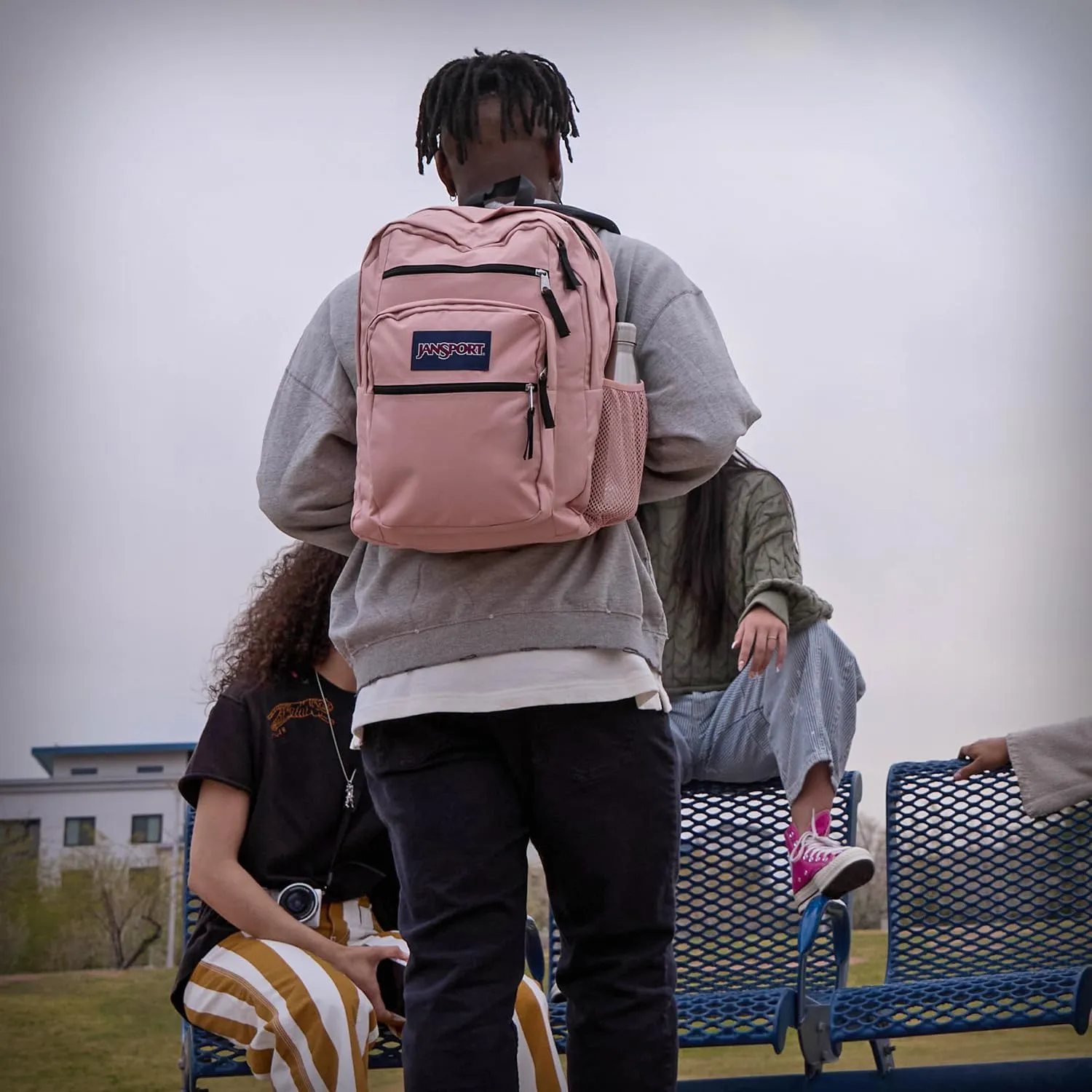 JanSport Laptop Backpack - Computer Bag with 2 Compartments, Ergonomic Shoulder Straps, 15” Laptop Sleeve, Haul Handle - Book Rucksack - Deep Grey