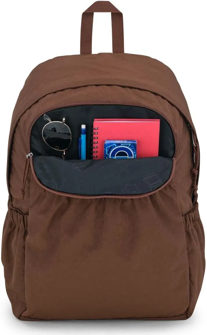 JanSport Slouch Pack - Fully Padded Back Panel - Comfortable and Ideal Storage - Basic Brown